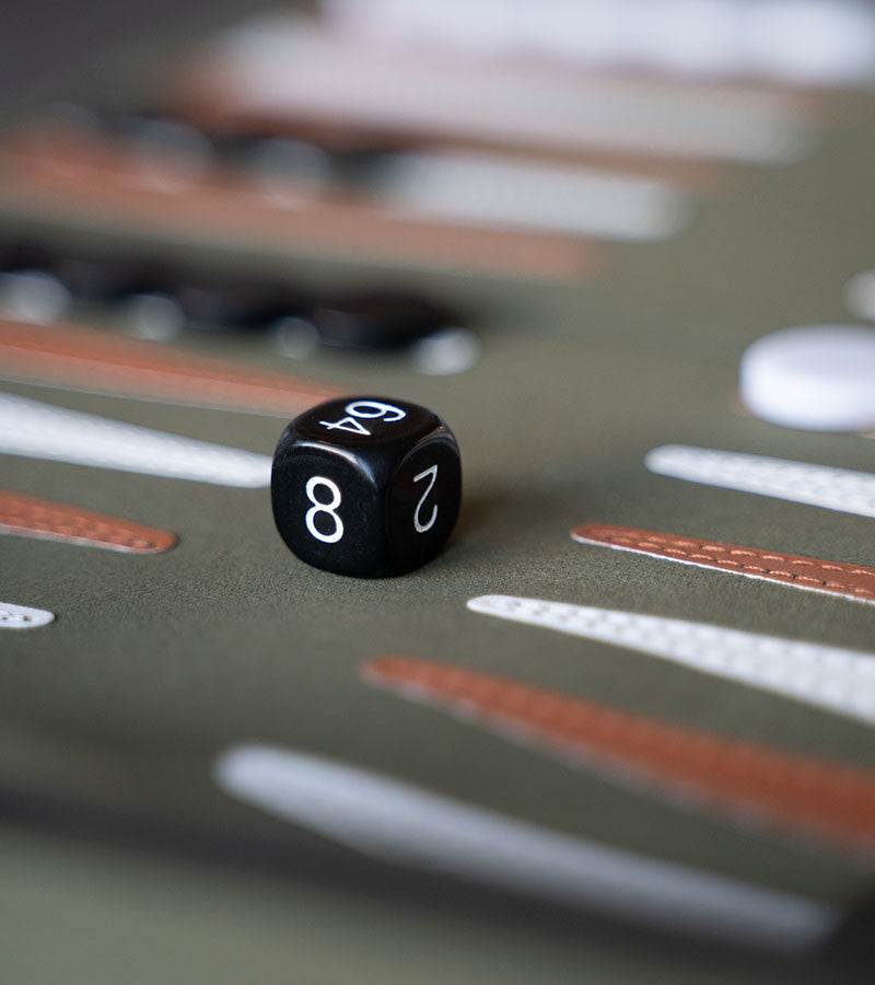 Green Backgammon Roll