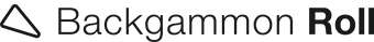 Backgammon Roll black logo