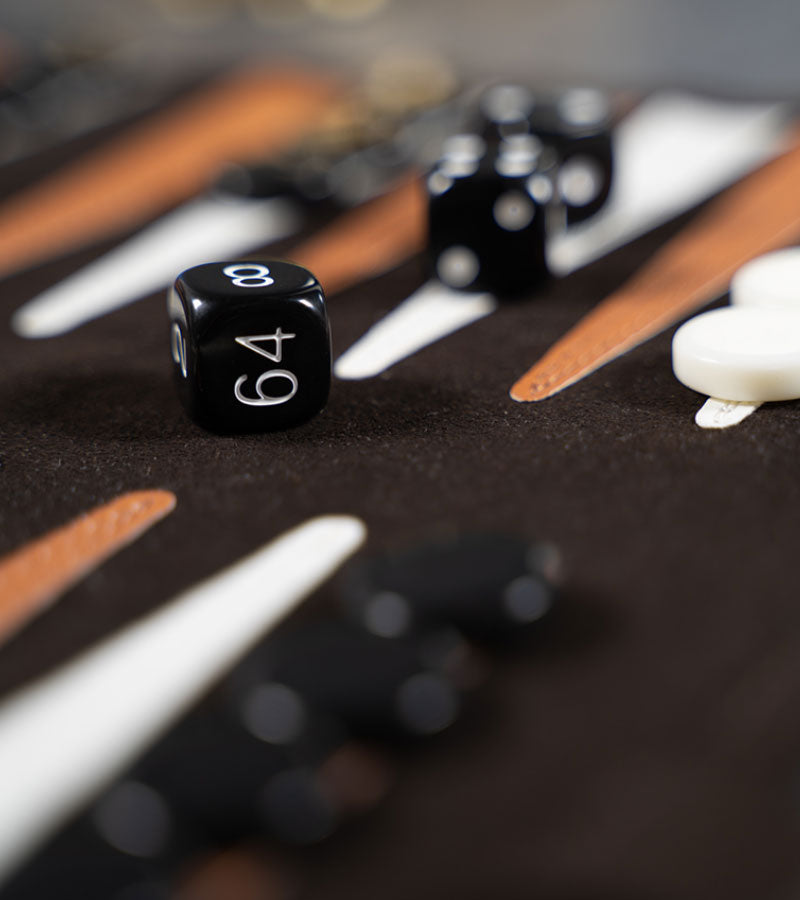 Brown Backgammon Roll