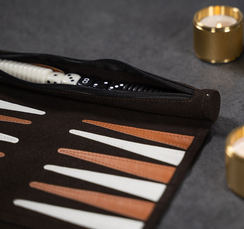 Brun Backgammon Roll