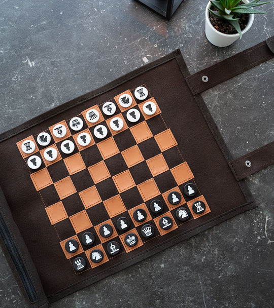 Brown Chess Roll