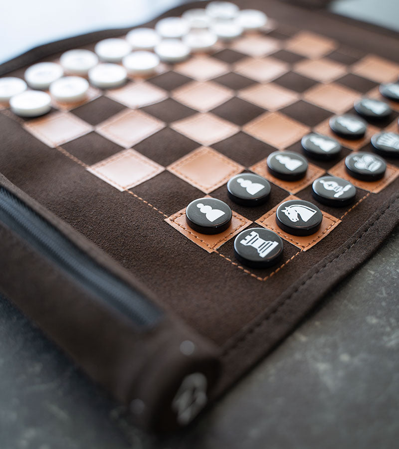 Brown Chess Roll