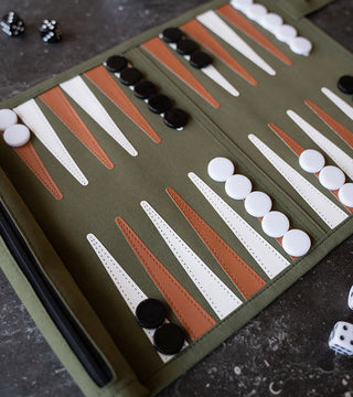 Grøn Backgammon Roll
